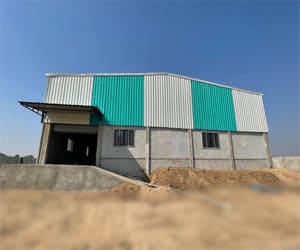 Steel Prefabricated Industrial Shed in Hyderabad
