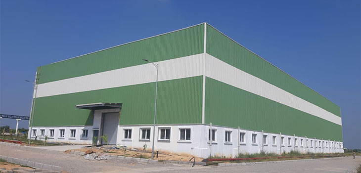 warehouse steel construction in chennai
