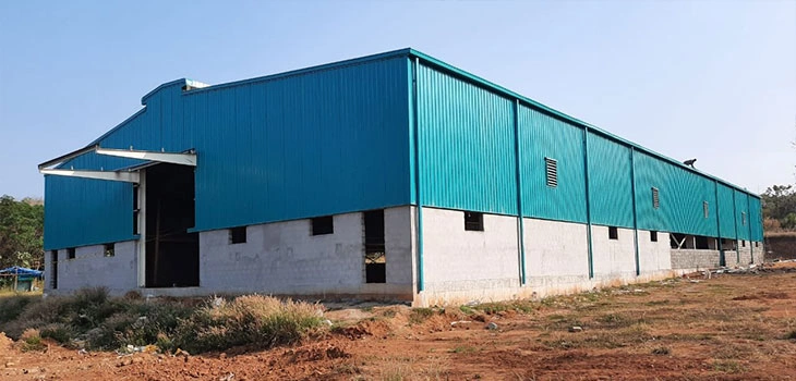 Peb industrial shed in chennai
